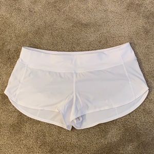 Lululemon Speed Up Shorts (2.5”) - White